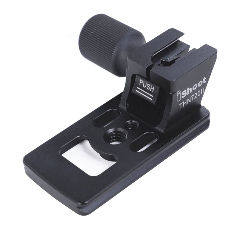 iShoot Lens Collar Replacement Foot Tripod Mount Ring Base Compatible with Nikon AF-S 70-200mm f/2.8E FL ED VR, AF-S 500mm f/5.6E PF ED VR, Quick Release Plate for Arca-Swiss Fit Tripod Head Clamp - Image 1